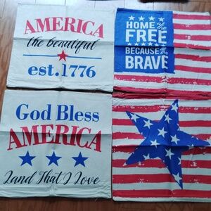 Outside pilot cases set of 4 pillow cases